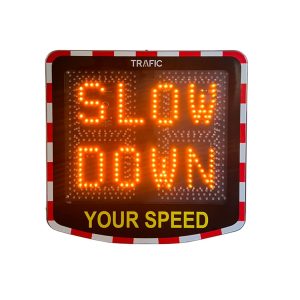 “SENTINEL” radar speed sign with 230V power supply - Slow Down version