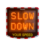 Radar speed sign